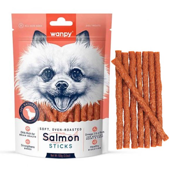 تشویقی سگ ونپی مدل Salmon Sticks