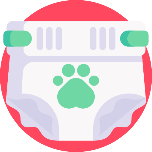 آموزش ادرار و پد بهداشتی گربه