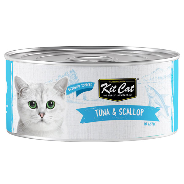 کنسرو گربه کیت کت با طعم ماهی تن و صدف