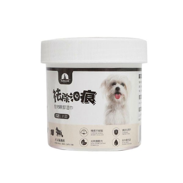 دستمال مرطوب تمیز کننده چشم و گوش سگ