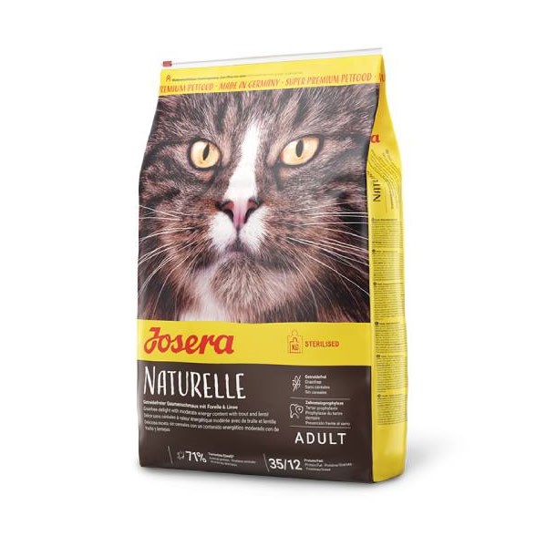 غذای خشک گربه عقیم شده جوسرا مدل نیچرله