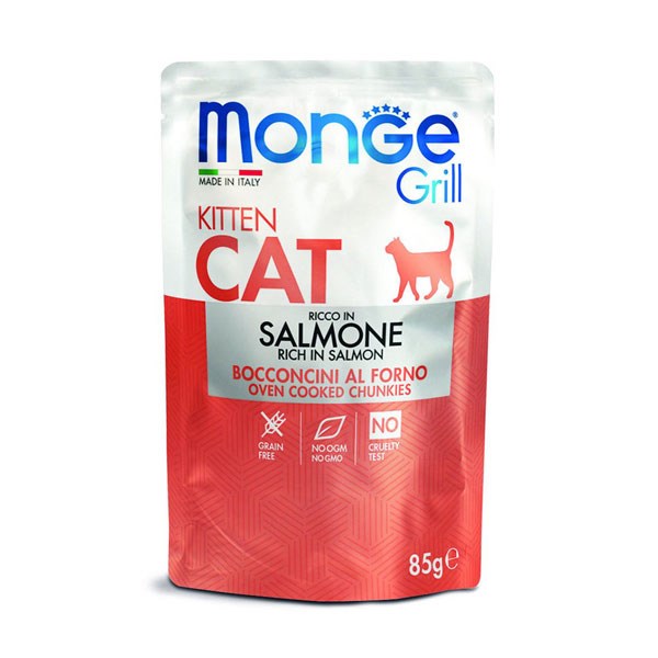 پوچ بچه گربه مونژه با طعم سالمون