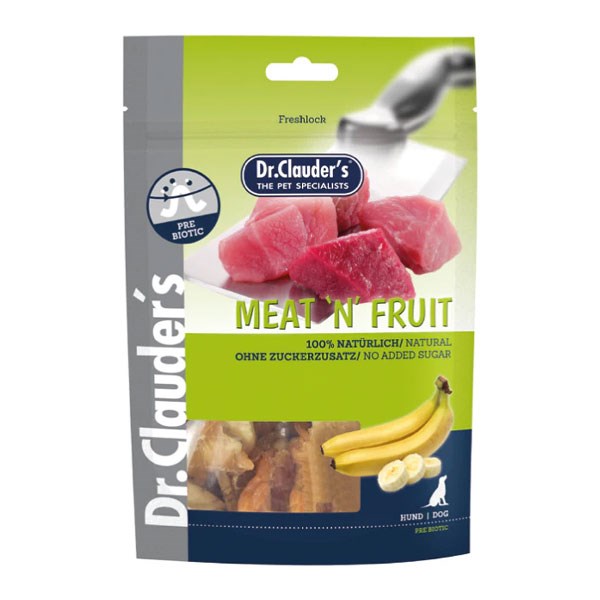 تشویقی سگ دکتر کلادرز طعم موز با دورپیچ مرغ