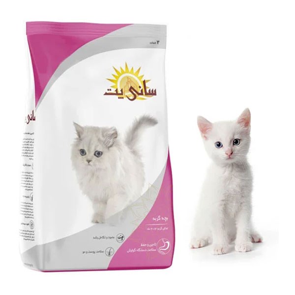 غذا خشک بچه گربه سانی پت