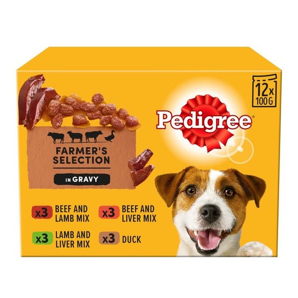 پوچ سگ پدیگری طعم گوشت گاو