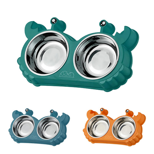 ظرف غذا دو قلو استیل خرچنگ