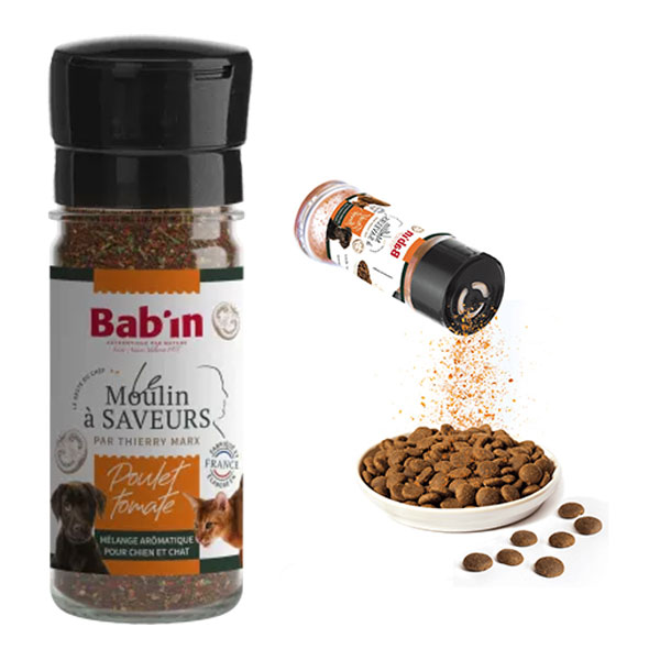 طعم دهنده و مکمل غذایی سگ و گربه بابین طعم مرغ