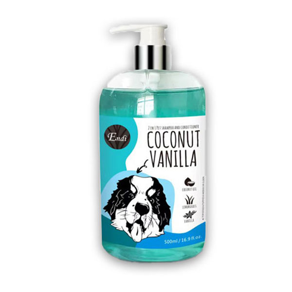 شامپو سگ اندی با رایحه نارگیل و وانیل