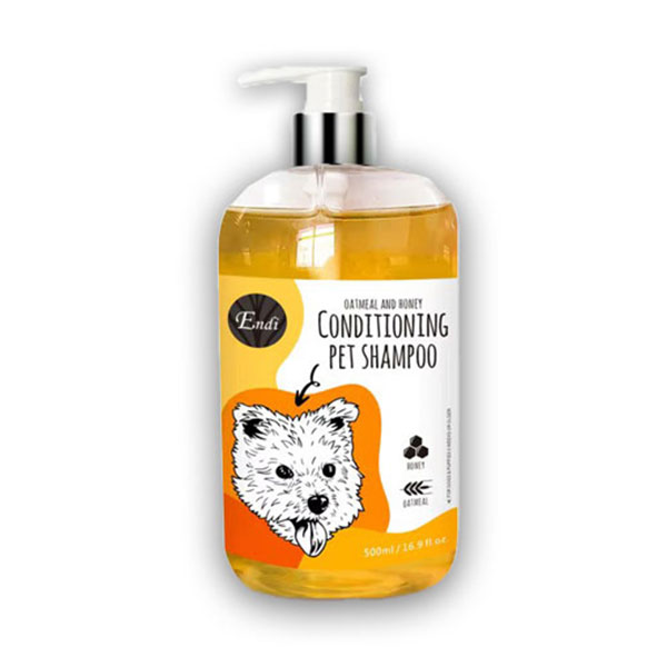 شامپو و نرم کننده سگ اندی با رایحه جو دوسر و عسل