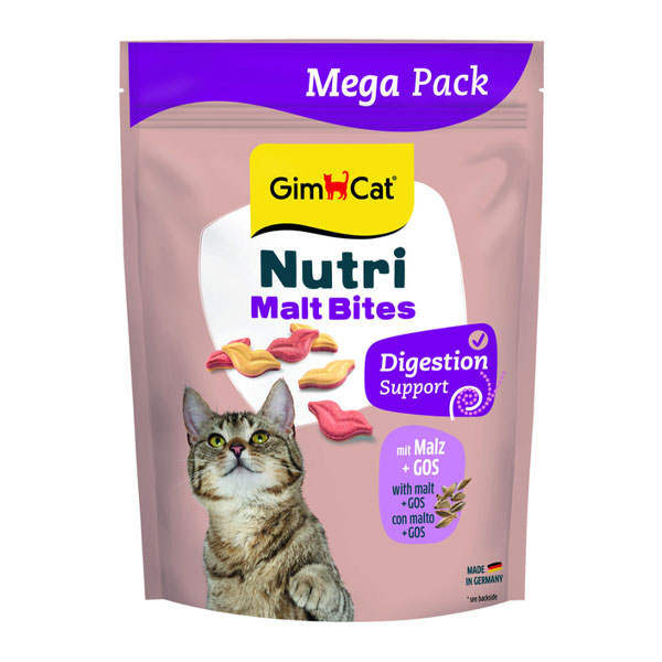 قرص تقویت کننده گوارش گربه جیم کت مدل Nutri Malt Bites