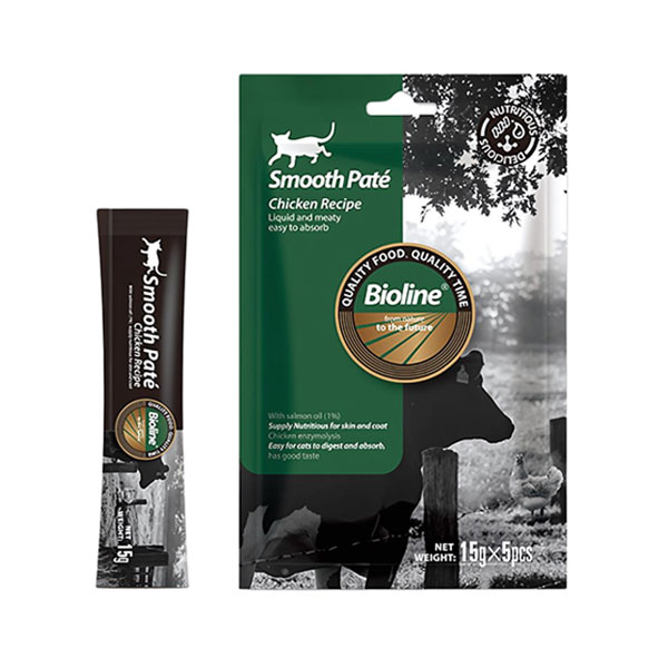 بستنی گربه بایولاین طعم مرغ