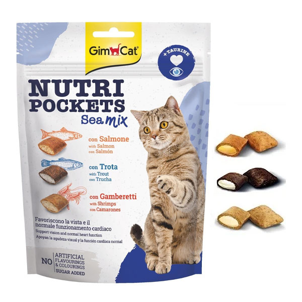 تشویقی مغزدار نوتری گربه جیم کت مدل میکس دریایی