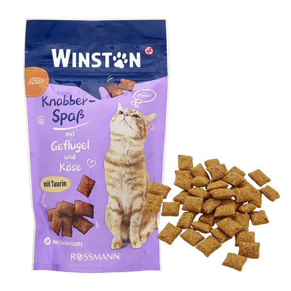 تشویقی گربه وینستون طعم مرغ و پنیر