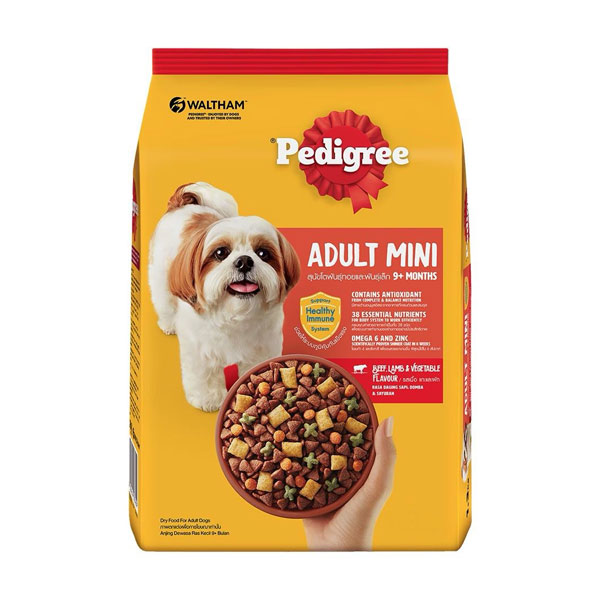 غذا خشک سگ پدیگری طعم گوشت گاو و بره و سبزیجات