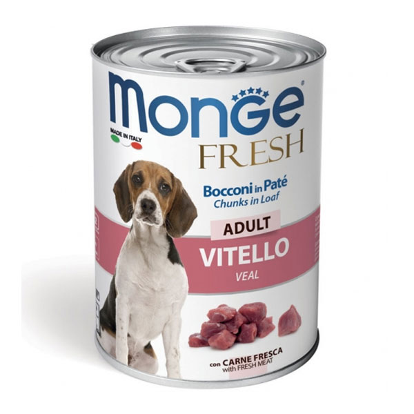 کنسرو سگ مونژه با طعم گوشت گوساله