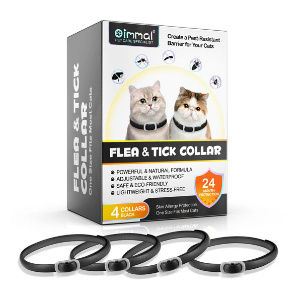 قلاده ضد کک و کنه مخصوص گربه اویمال رنگ مشکی