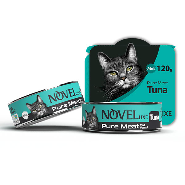 کنسرو نچرال گربه نوول با طعم ماهی تن