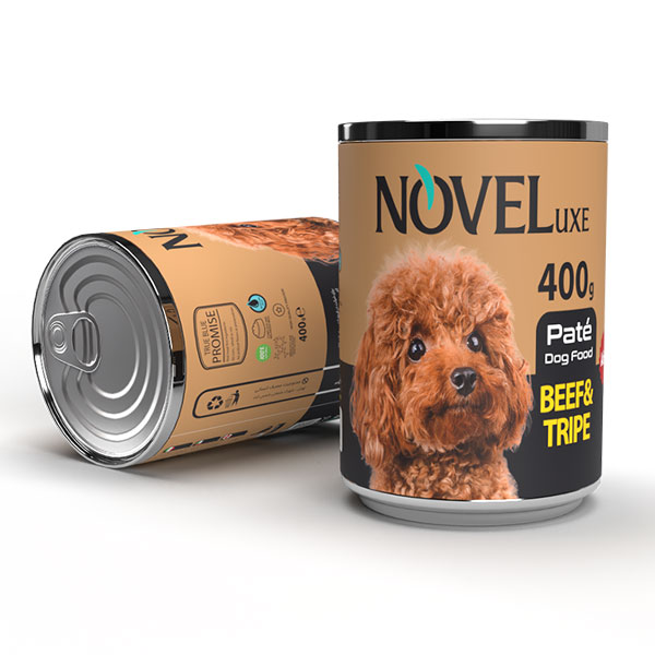 کنسرو پته سگ نوول با طعم گوشت و سیرابی