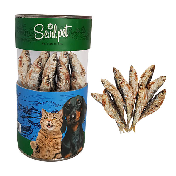 تشویقی طبیعی ماهی کیلکا سویل پت