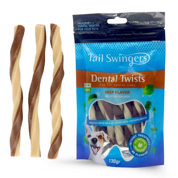 تشویقی سگ تیل سوینگرز مدل دنتال با طعم گوشت