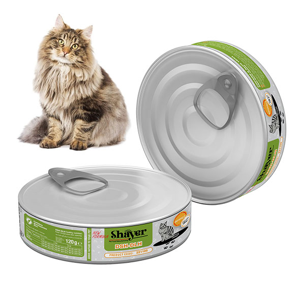 کنسرو پته گربه شایر مناسب نژادهای DSH و DLH