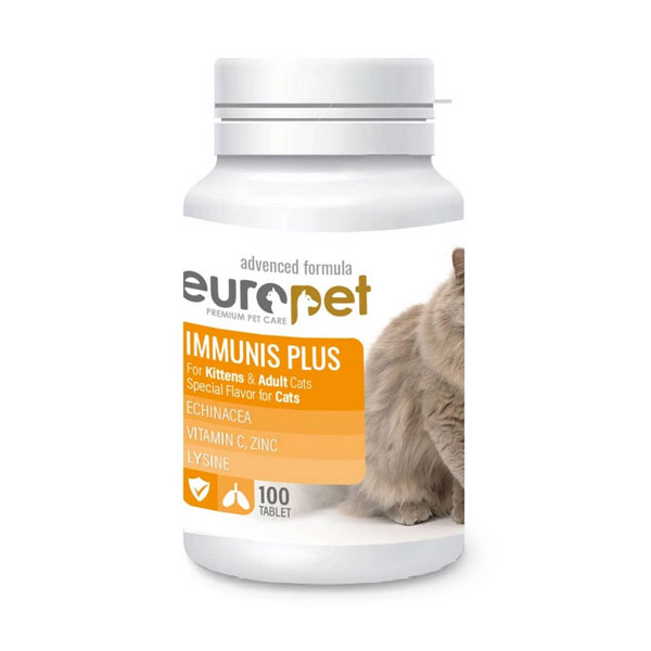 قرص تقویت سیستم ایمنی مخصوص گربه یوروپت