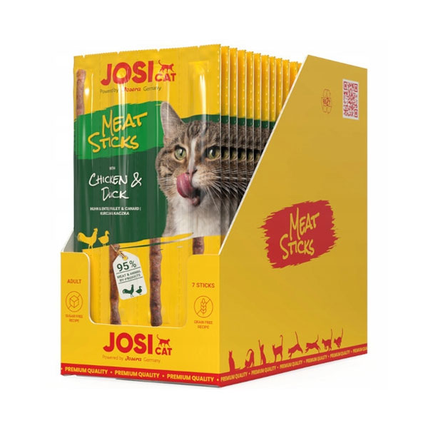 تشویقی مدادی گربه جوسی کت طعم مرغ و اردک