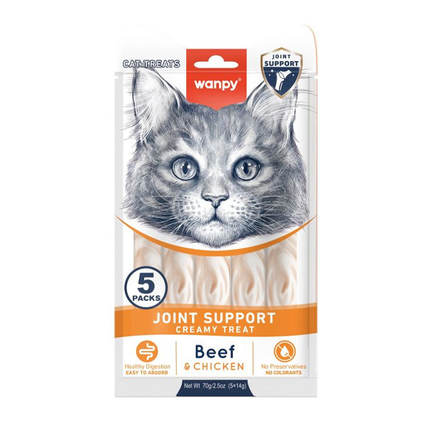 بستنی گربه ونپی مدل تقویت مفاصل با طعم گوشت و مرغ