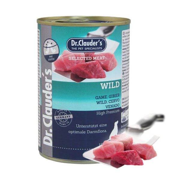 کنسرو سگ دکتر کلادرز طعم گوشت شکار