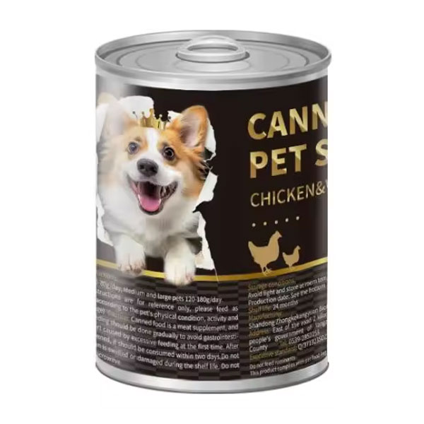 کنسرو سگ فنبی طعم مرغ و سبزیجات در موس