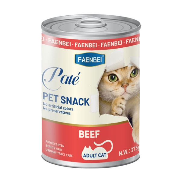 کنسرو پته گربه فنبی طعم گوشت