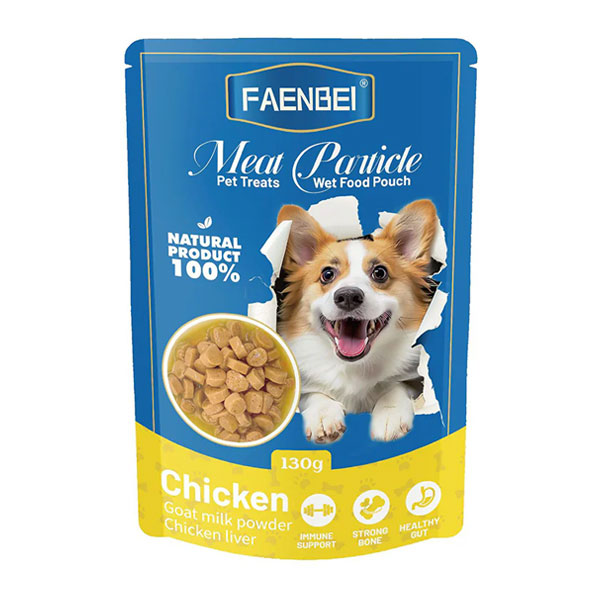 کنسرو چانکی سگ فنبی طعم مرغ و شیر بز و جگر مرغ