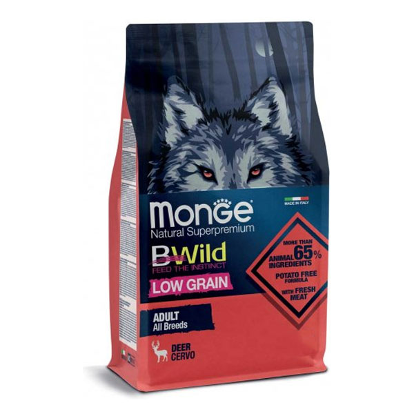 غذا خشک سگ طعم گوشت گوزن مونژه Bwild