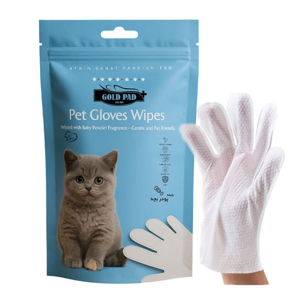 دستکش مرطوب مخصوص حیوانات خانگی گلد پد