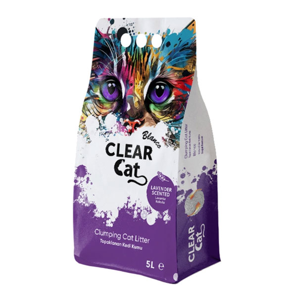 خاک گربه کلیر کت با رایحه لوندر