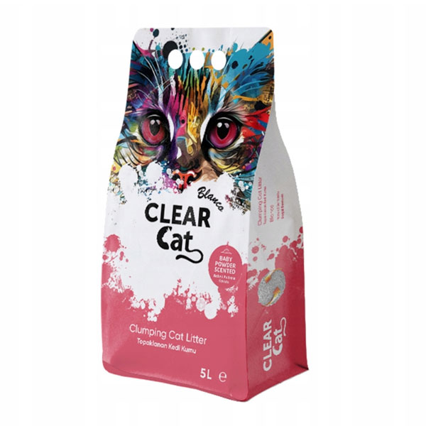 خاک گربه کلیر کت با رایحه پودر بچه