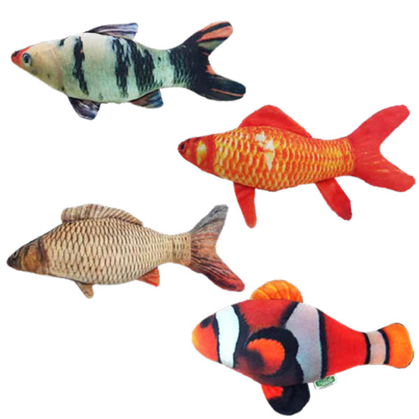 عروسک ماهی پولیشی کت نیپ دار سویل پت