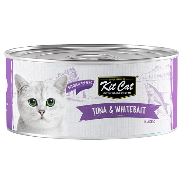 کنسرو گربه کیت کت با طعم ماهی تن و ماهی سفید