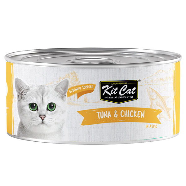 کنسرو گربه کیت کت با طعم ماهی تن و مرغ