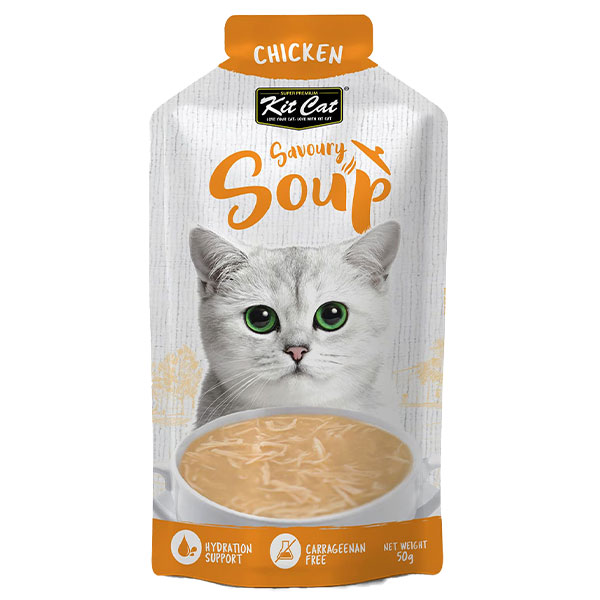 سوپ گربه کیت کت با طعم مرغ