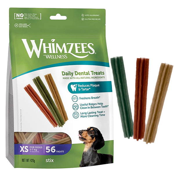 تشویقی دنتال سگ مدل Dentanl Stix X-Small ویمزیس