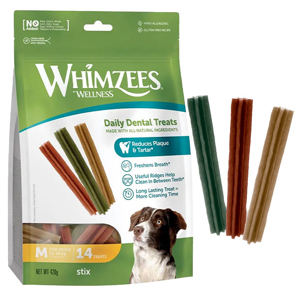 تشویقی دنتال سگ مدل Dentanl Stix Medium ویمزیس