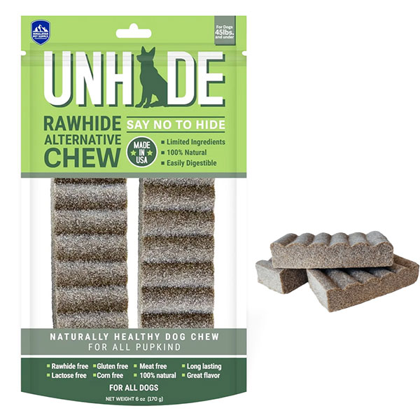 تشویقی سگ مدل Unhide Rawhide Free Chew-Medium هیمالین