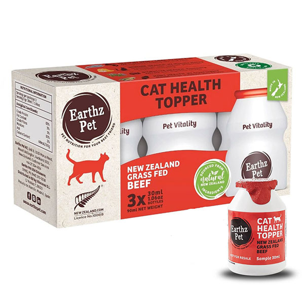 تاپینگ غذای گربه ارسز پت با طعم گوشت گاو