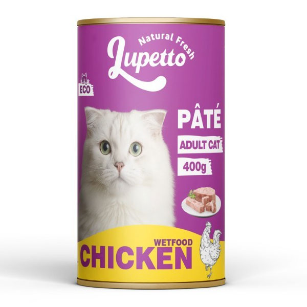 کنسرو گربه لوپتو با طعم مرغ