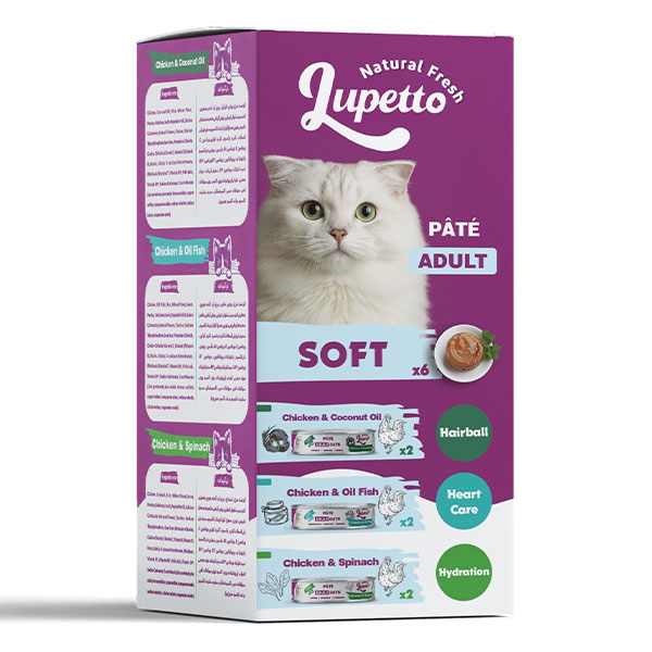 پک کنسرو 6 عددی گربه لوپتو مدل SOFT