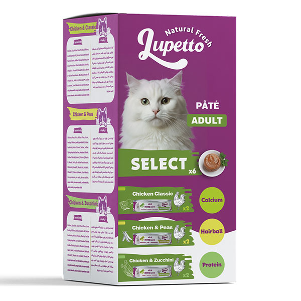 پک کنسرو 6 عددی گربه لوپتو مدل SELECT