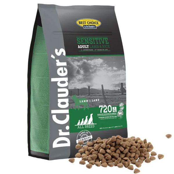 غذا خشک سگ بالغ با گوارش حساس دکتر کلادرز