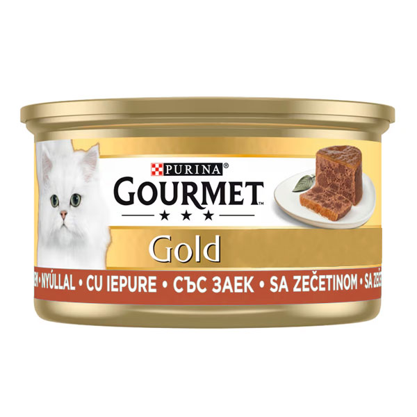 کنسرو گورمت گلد پته با طعم گوشت و هویج