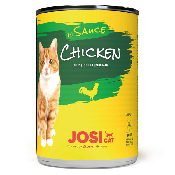 کنسرو گربه جوسی کت با طعم مرغ در سس